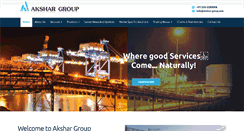 Desktop Screenshot of akshar-group.com